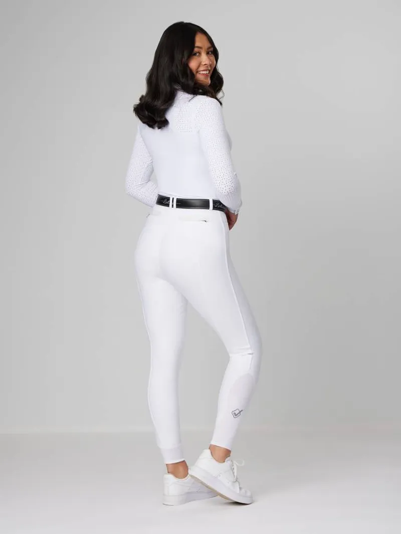 My LeMieux Dynamique Knee Grip Breeches White-3